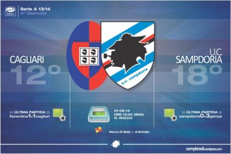 6 - Cagliari - Sampdoria